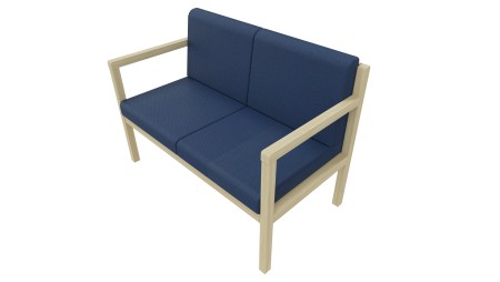 Banquette Noé 2 places avec accoudoirs